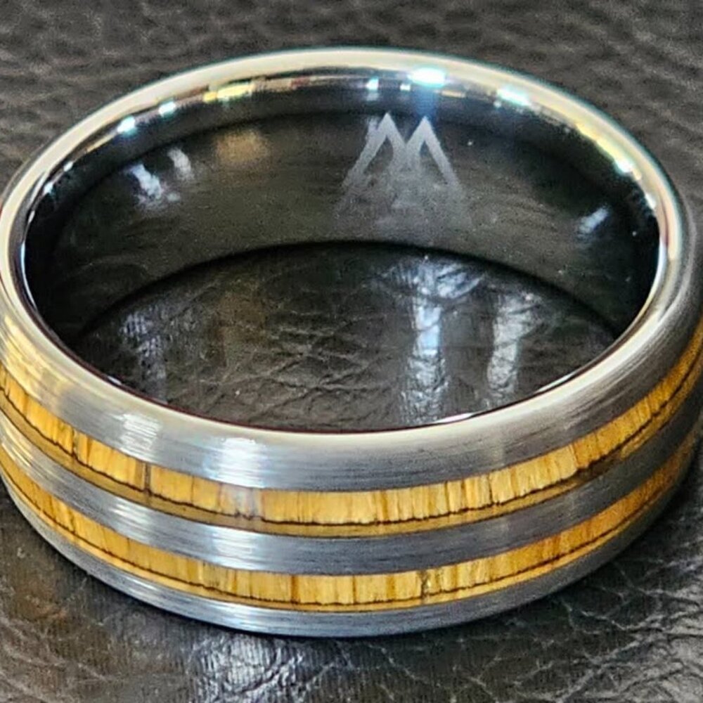 Tungsten Handcrafted Ring By: ORIGINAL GRAIN